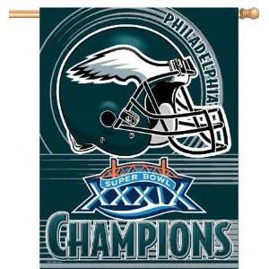   Eagles Super Bowl XXXIX Champions Banner: Sports & Outdoors
