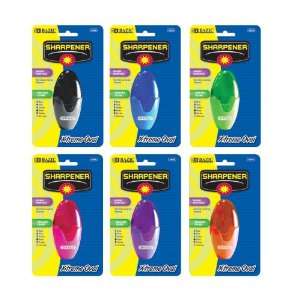  BAZIC Xtreme Oval Sharpener with Receptacle (Case of 24 