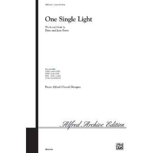  One Single Light Choral Octavo Choir Music by Dave & Jean 