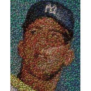   19X13 Mickey Mantle rookie Bottlecap mosaic print 