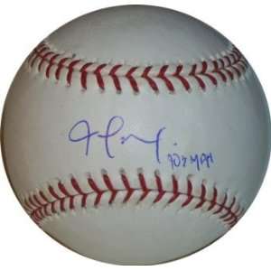   Autographed/Hand Signed Baseball Inscribed 103 MPH: Everything Else
