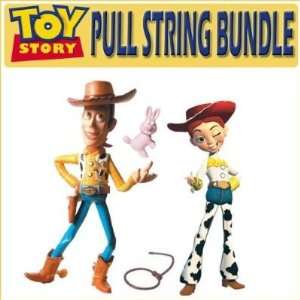   Story Pull String Woody and Jessie Talking Doll Bundle Toys & Games