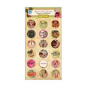  Soul Food Chipboard Stickers   Circle Circle