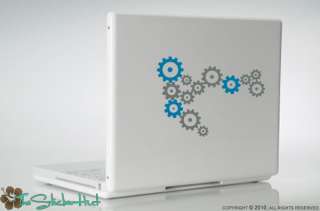 Gears Small Vinyl Decal Sticker for Laptop L12  