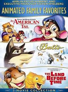 Animated Family Favorites 3 Movie Collection DVD, 2007, 2 Disc Set 