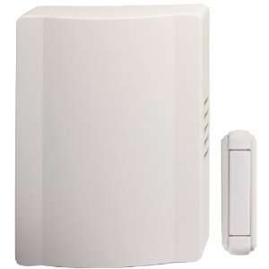 Heath Zenith SL 6525 WH Wireless Battery Operated Door Chime Kit with 