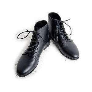 LEATHER slick Ankle Boots BLACK Chukka 7.5 8.5 9.5  
