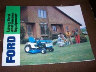 Ford Lawn Tractor & Eq. Brochure YT 16 LGT 14 LGT 18H LGT 14D LT 12 LT 