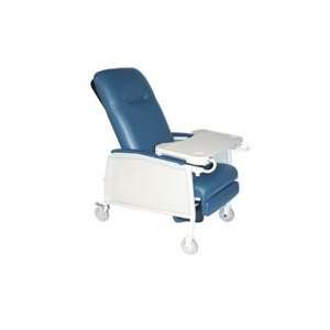  Drive Medical   Bariatric 3 Position Recliner Chair   Blue 