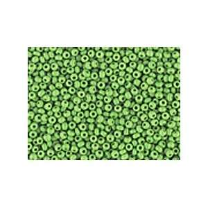   Beads 10/0 Czech Opaque Light Green (one hank pack)