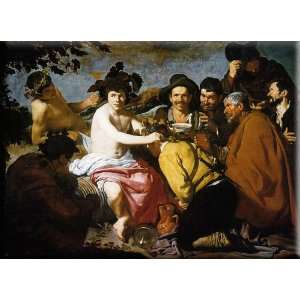 Bacchus 16x12 Streched Canvas Art by Velazquez, Diego Rodriguez de 