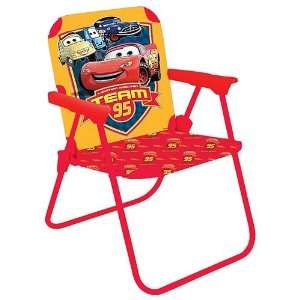  Disney Cars Lightning McQueen Team 95 Folding Patio Chair 