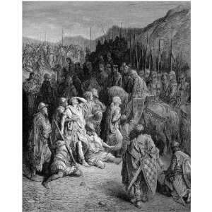  Sheet of 21 Gloss Photo Stickers Gustave Dore Crusades 