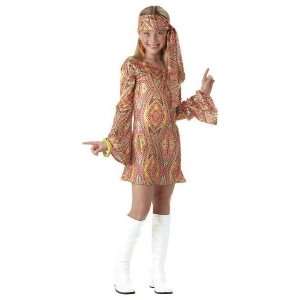 Lets Party By California Costumes Disco Dolly Child Costume / Gold 