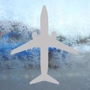 Boeing 737 800 Jet Airliner Gray Decal Window Gray Sticker