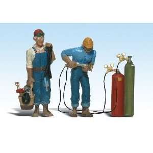  Woodland Scenics A2544 G Scale Welder Brothers Figures 