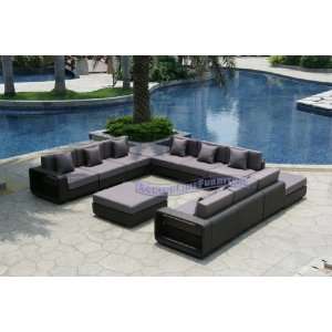 Modern Furniture All Weather Collection: Grey U Shape 