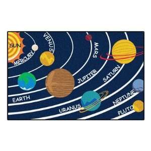 MilleniumMatsKids 117Solar System Solar System Kids Rug Size 5 x 8