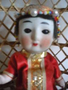 Vintage Japanese Bisque Girl Doll Very Cute  