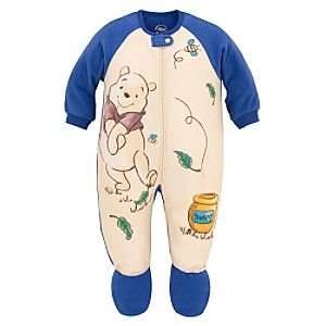  Disney Fleece Pooh Blanket Sleeper for Infants: Baby