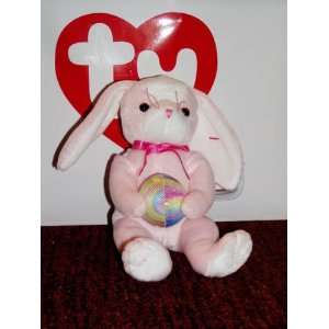  TY Beanie Baby   EGGERTON the Pink Bunny: Toys & Games