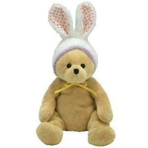  Ty Beanie Babies Springston   bear w/bunny hat Easter Beanie 
