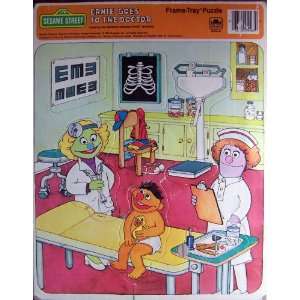  Sesame Street Ernie Goes to the Doctor Frame tray Puzzle 