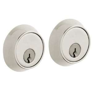 Baldwin 8011.055 Lifetime Polished Nickel Double Cylinder Contemporey 