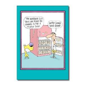  Need More Beer Funny Happy Birthday Greeting Card Office 
