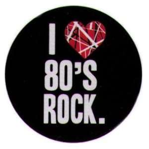  I Love 80s Rock Music Button NB4113 Toys & Games