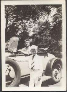 Car Photo Boy & Dad w/ 1931 Chevrolet Roadster 616892  