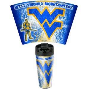   NCAA West Virginia Mountaineers 16 Ounce Travel Mug: Sports & Outdoors