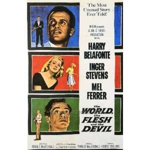   Poster 27x40 Harry Belafonte Inger Stevens Mel Ferrer