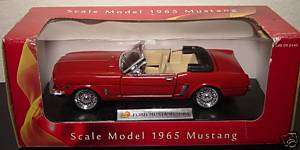 24 Scale 1965 Red Ford Mustang DAYTON HUDSON 1998  