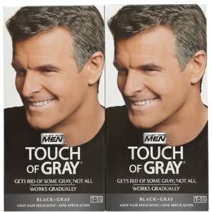  Just For Men Touch Of Gray, Black/Gray, 2 ct (Quantity of 