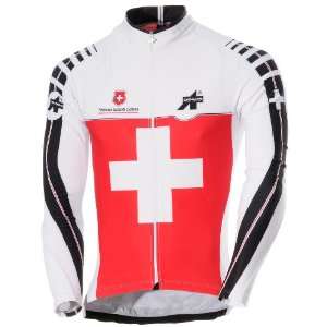  2011 Assos Swiss Federation Long Sleeve Jersey: Sports 
