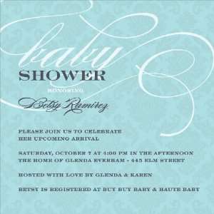  Baby Shower Typography Bali Baby Shower Invitations: Home 
