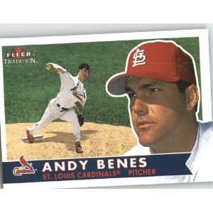  2001 Fleer Tradition #349 Andy Benes   St. Louis Cardinals 