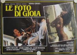 Italian Title LE FOTO DI GIOIA / DELIRIUM (1987).