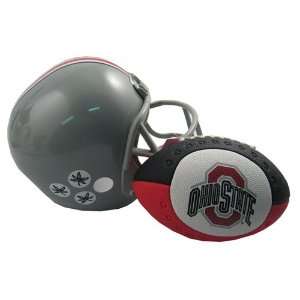  Ohio State Buckeyes NCAA Helmet & Football Set: Sports 