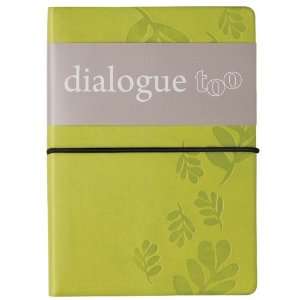  Grandluxe Lime Green Dialogue Too Notebook, Large, 4.1 x 5 