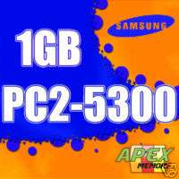 1GB RAM SAMSUNG Memory PC2 5300 667MHz M470T2953EZ3 CE6  