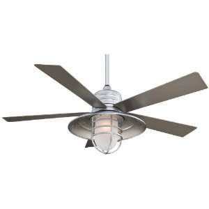   54 Outdoor Ceiling Fan with Light & Wall Control