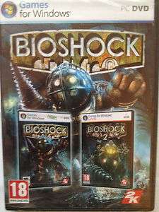 Bioshock 1 and 2 Collection PC Brand new sealed 2 games in 1 DVD case 