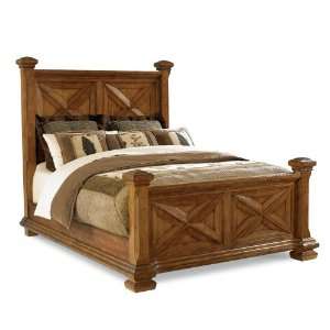  A.R.T. Deep River Queen Panel Bed in Hazelnut