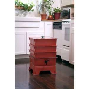  The Worm Factory 3 Tray Recycled Plastic Worm Composter 