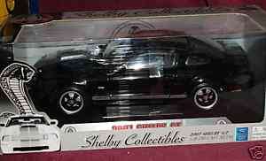 2007 FORD MUSTANG SHELBY GT500 COUPE BLACK/SILVER 1/18  