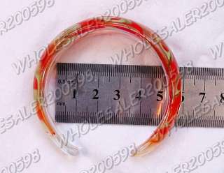 WHOLESALE 8PCS Mix Color Lampwork Glass Bracelets FREE  