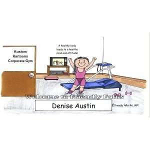   Exercise Work Out Personalized Cartoon Mouse Pad: Everything Else