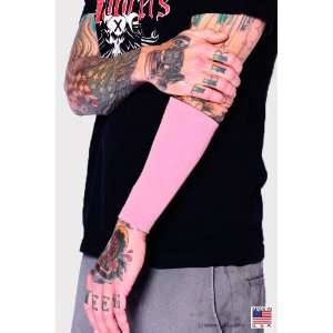 Tattoo Cover Up  Ink Armor Forearm 9 in. Cover Tattoo Sleeve Pink 